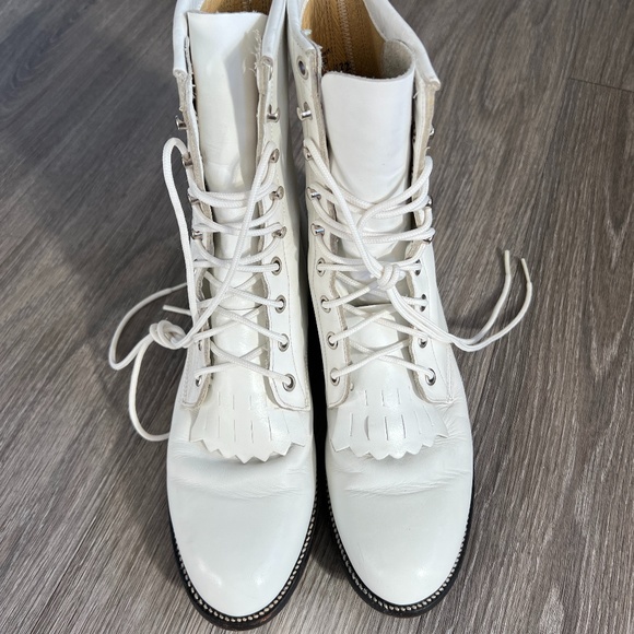 Justin Boots Shoes - Justin Roper Kiltie Fringe Boots Size 7